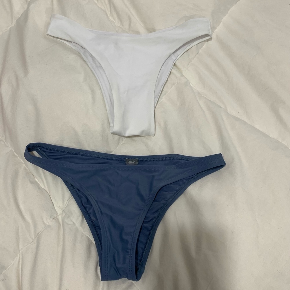 Mix & match cheeky swim bottoms - blue and white